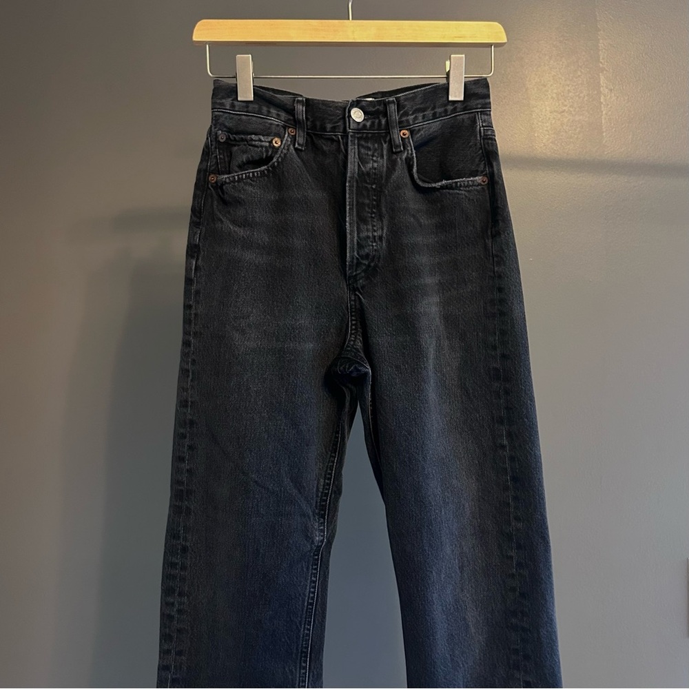 Agolde: 90s Straight Cropped Denim